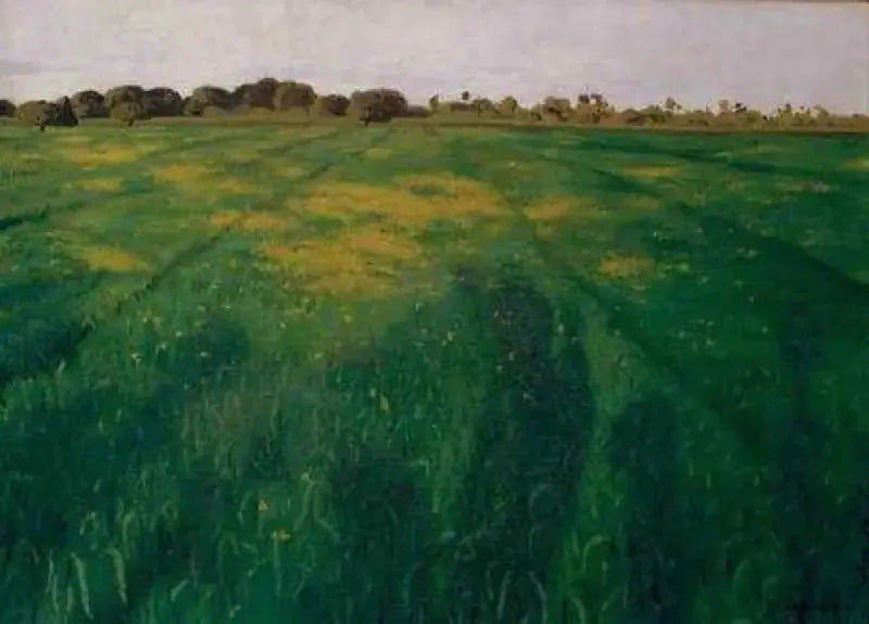 Vihreiden viljapeltojen peltoalue - Félix Vallotton