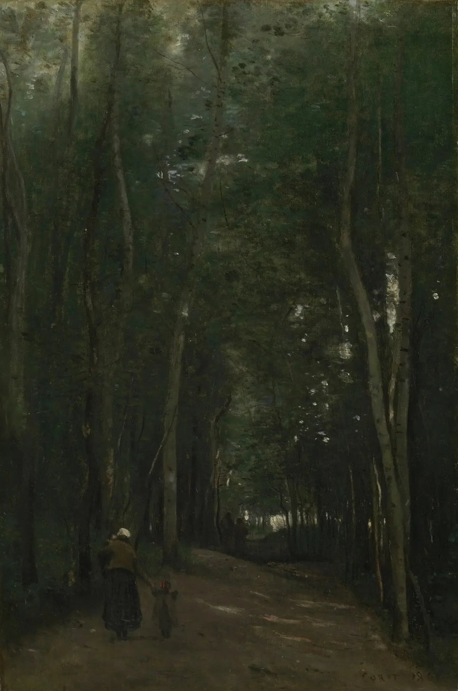 Tie Saint-Cloudissa - Jean-Baptiste Camille Corot