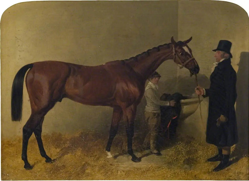 Kilpahevonen rautias karsinassa - John Frederick Herring, Sr.