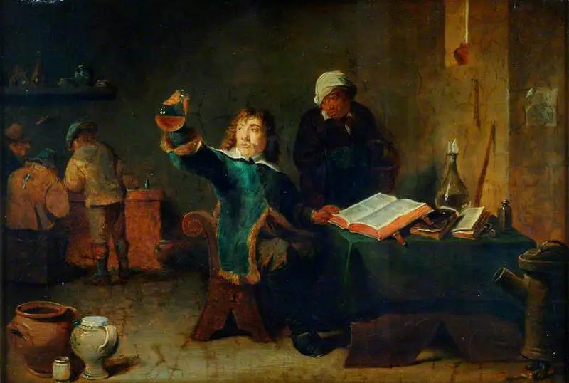 Kemisti laboratoriossaan - David Teniers nuorempi