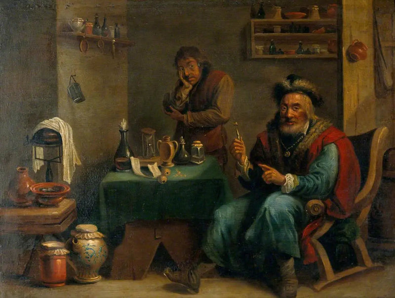 Leikkaaja, joka on poistanut hampaan - David Teniers nuorempi