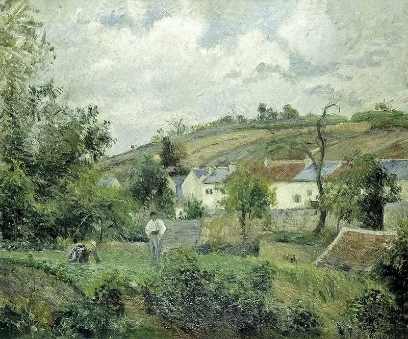 L'Hermitage kulma, Pontoise - Camille Pissarro