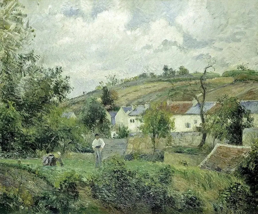 L'Hermitage kulma, Pontoise - Camille Pissarro