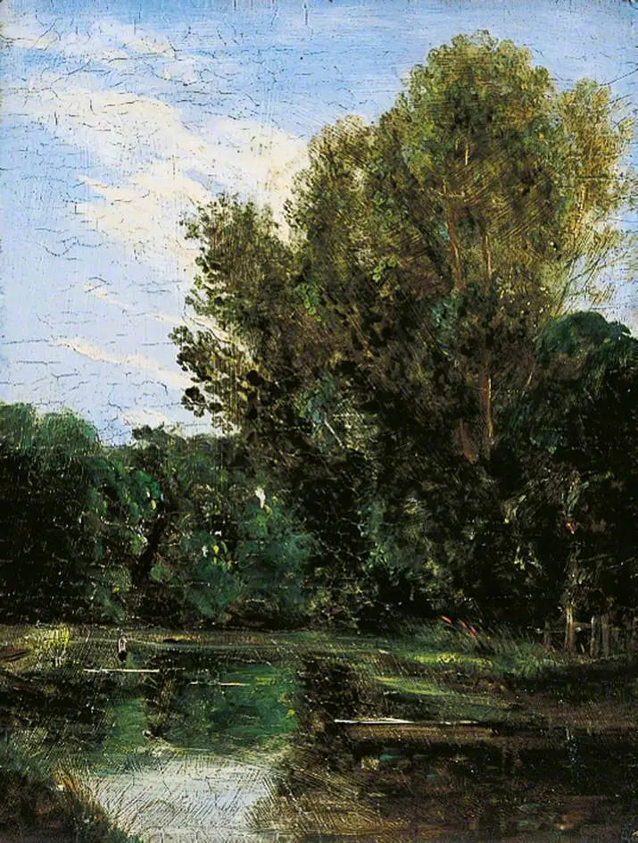 Hampsteadin lammikoiden nurkka, Lontoo - John Constable