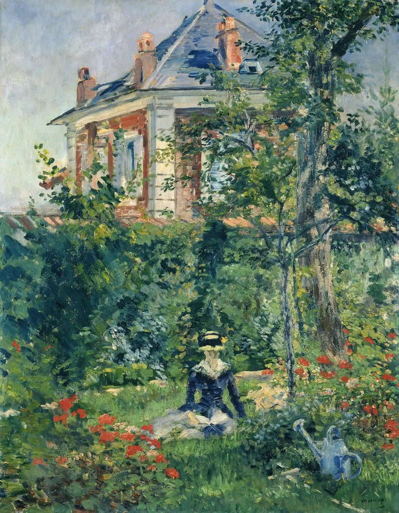 Bellevue-puutarhan nurkka - Édouard Manet