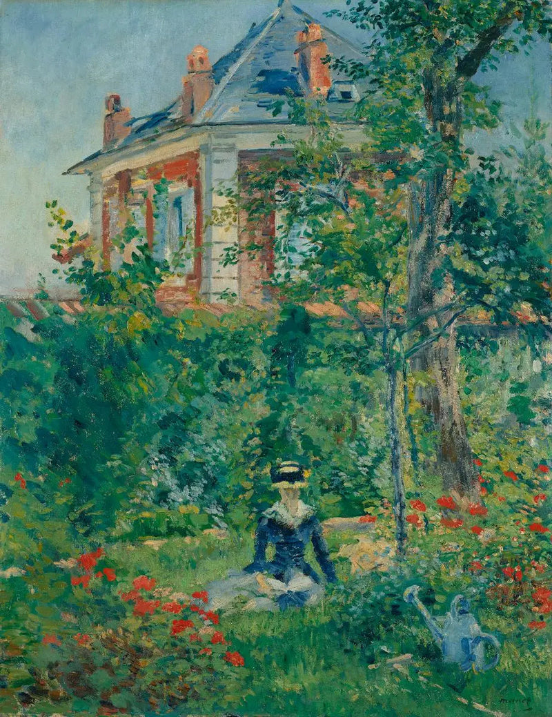 Bellevue-puutarhan nurkka - Édouard Manet