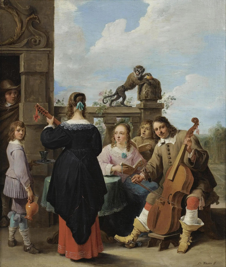 Perhekonsertti terassilla - David Teniers nuorempi