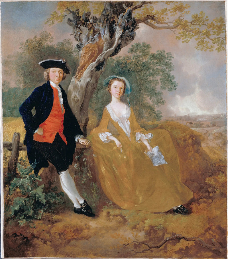 Pariskunta maisemassa - Thomas Gainsborough