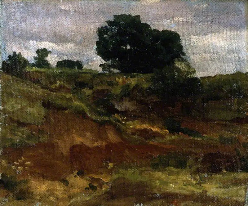 luonnos Bedfordshiren alueelta - Frederic Leighton