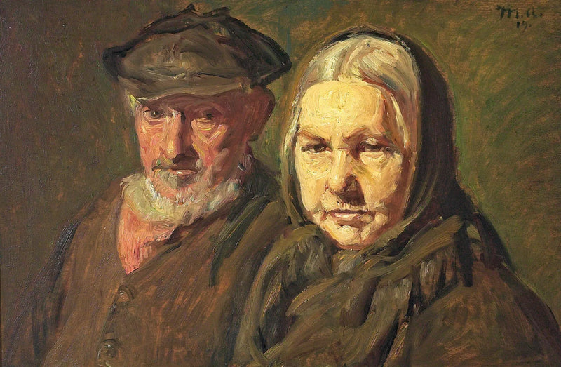 Kaksoismuotokuva. -Michael Peter Ancher