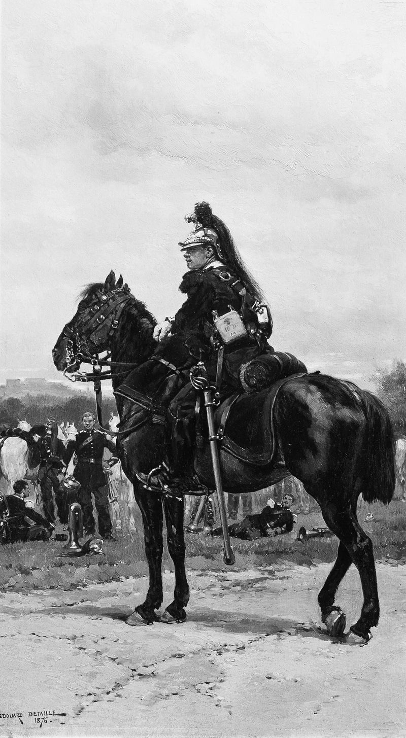 Ratsuilla oleva lohikäärme - Édouard Detaille
