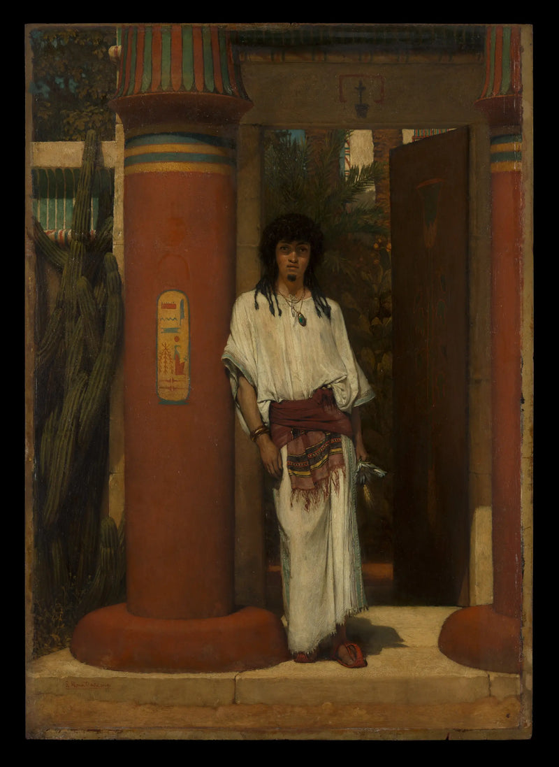 Egyptiläinen ovessa - Lawrence Alma-Tadema