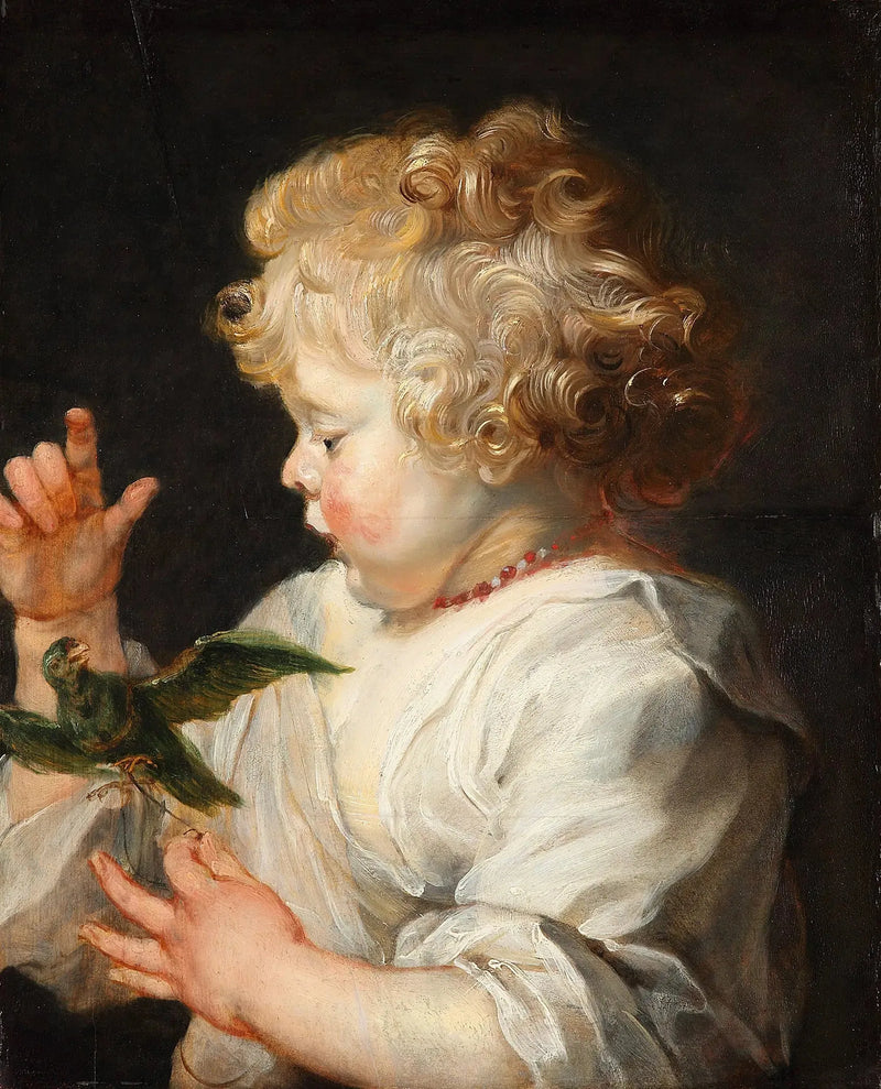 Lapsi ja lintu - Peter Paul Rubens