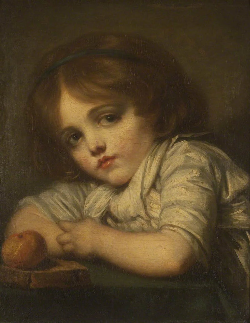 Lapsi omenalla - Jean-Baptiste Greuze