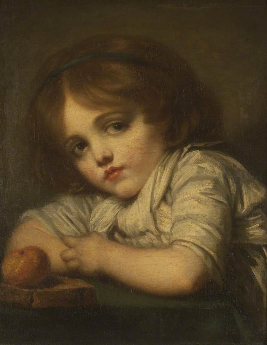Lapsi omenalla - Jean-Baptiste Greuze