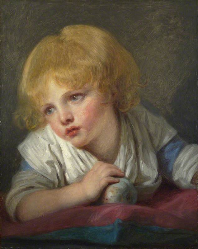 Lapsi omenalla - Jean-Baptiste Greuze