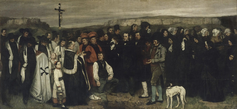 Hautaus Ornansissa - Gustave Courbet