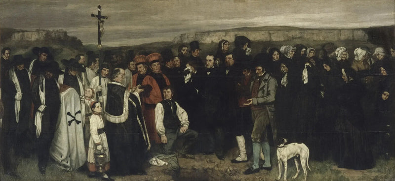 Hautaus Ornansissa - Gustave Courbet