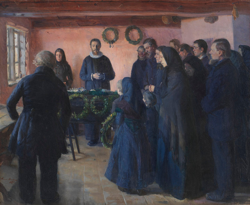 Hautajaiset - Anna Ancher