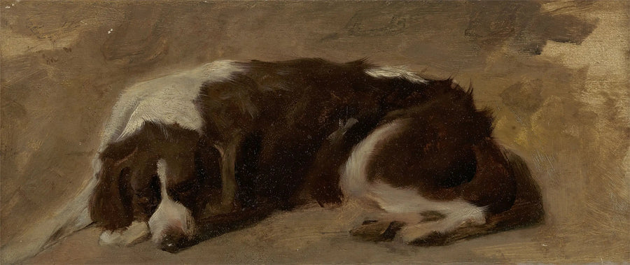 Makuuinen epagneul - Edwin Henry Landseer