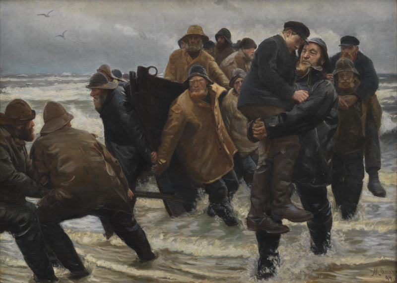 Miehistö pelastettiin - Michael Peter Ancher