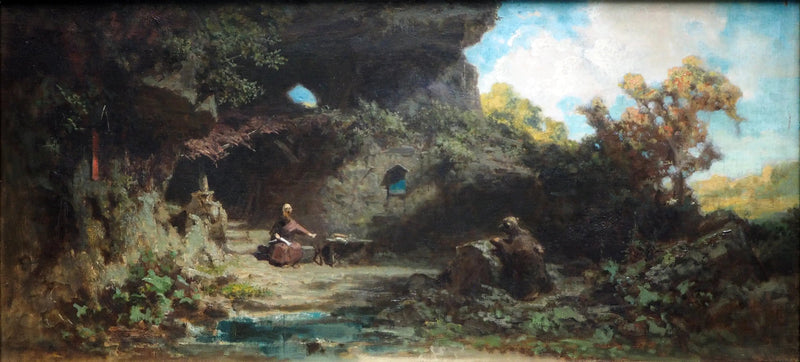 Erakkoluola vuoristossa - Carl Spitzweg