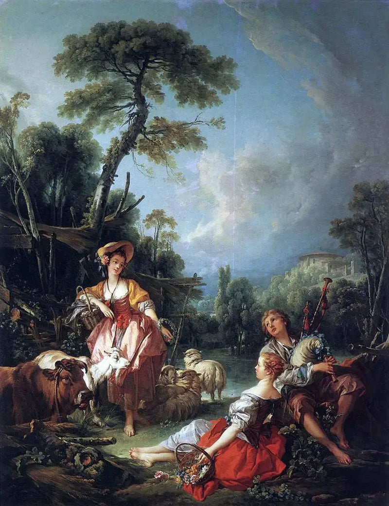 Pastoraalinen kesä - François Boucher