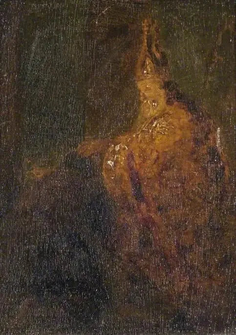 Biskoppi siunaamassa katumusharjoittajaa - Antoine van Dyck
