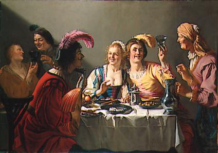 Hääjuhla - Gerrit van Honthorst