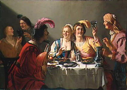 Hääjuhla - Gerrit van Honthorst