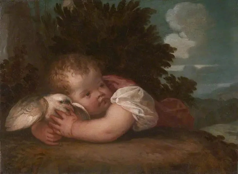 Poika linnun kanssa - Titian