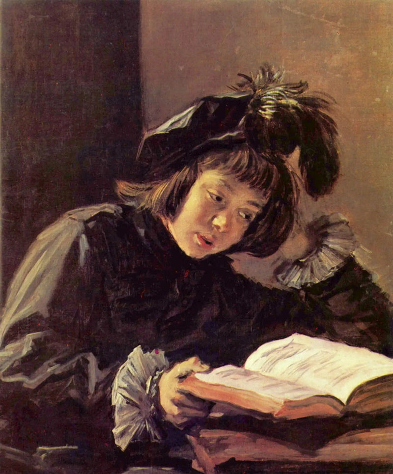 Poika lukemassa, ehkä Nicolaes Hals - Frans Hals