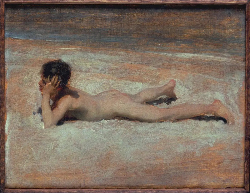 Alaston poika rannalla - John Singer Sargent