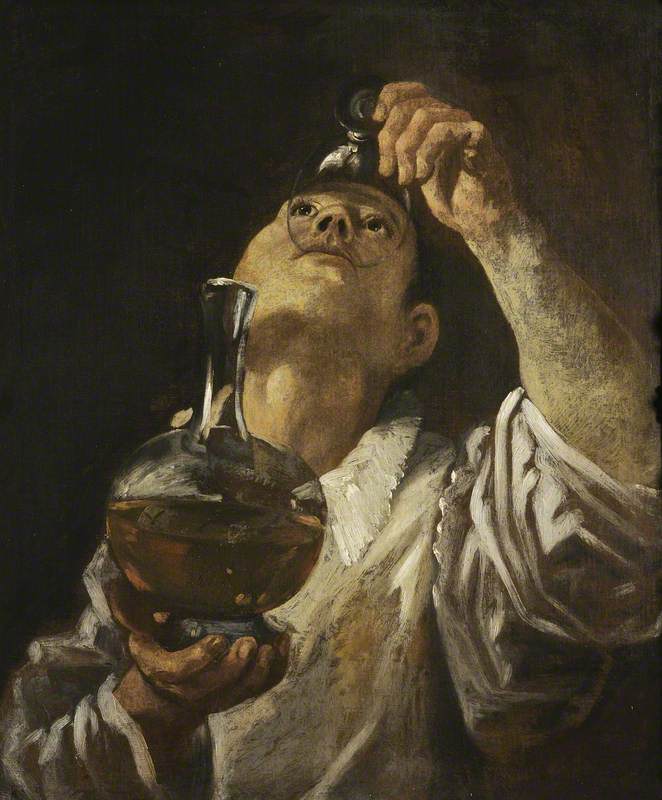 Poika, joka juo - Annibale Carracci