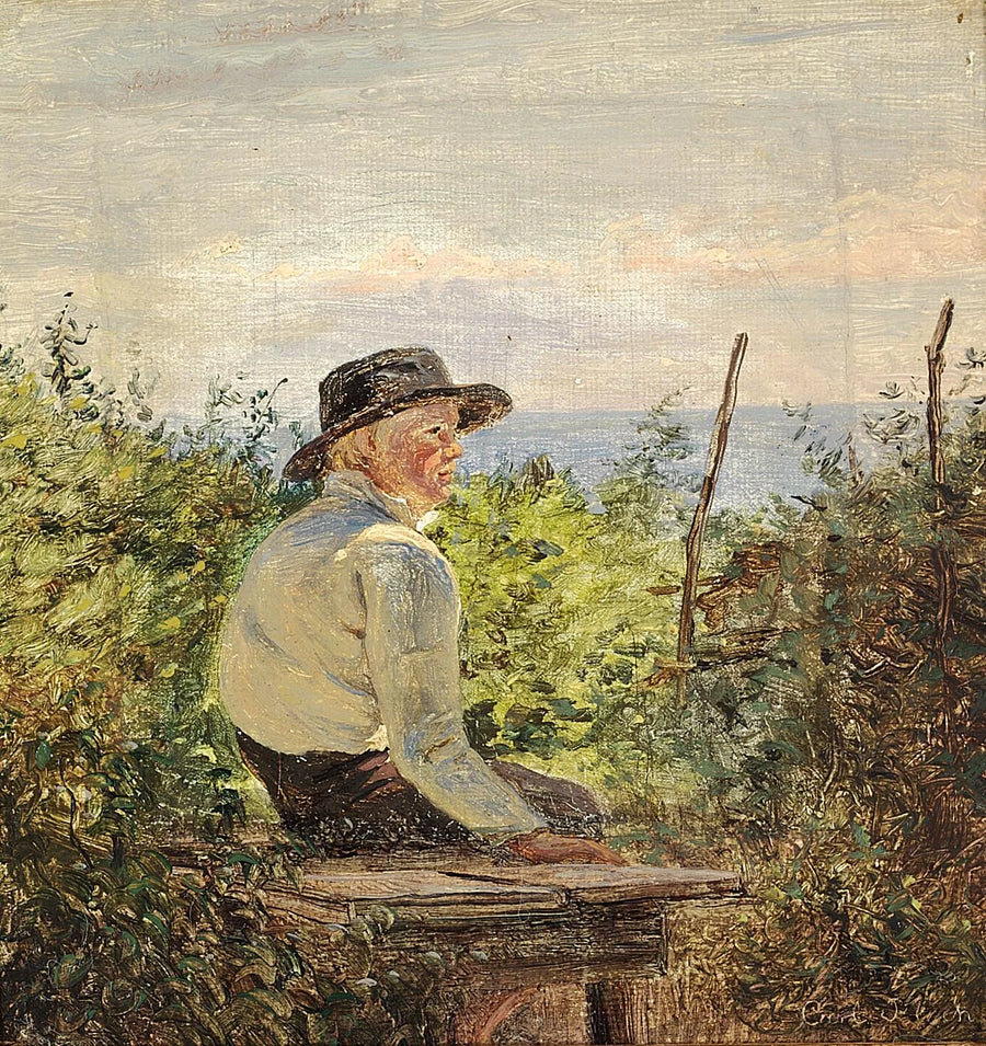 Poika penkillä. - Carl Heinrich Bloch