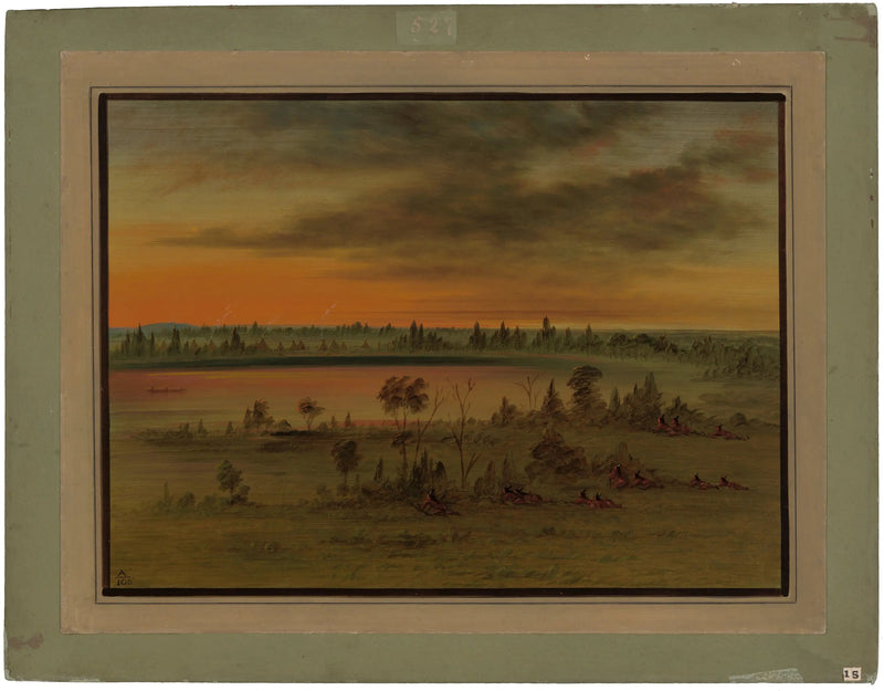 Sioux-sotilasyhtye - George Catlin