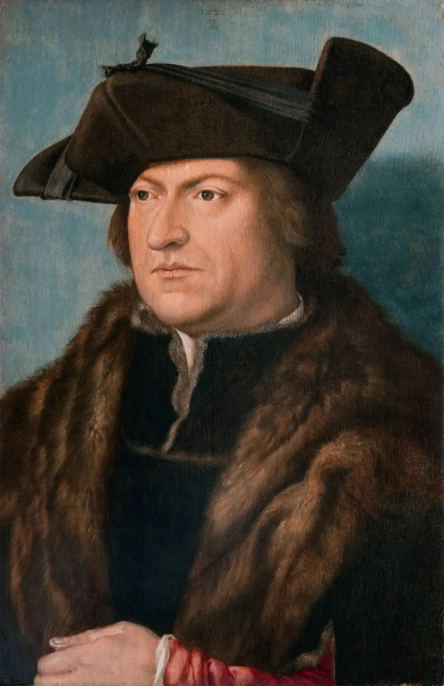 Mies karvahatulla takissa - Albrecht Dürer