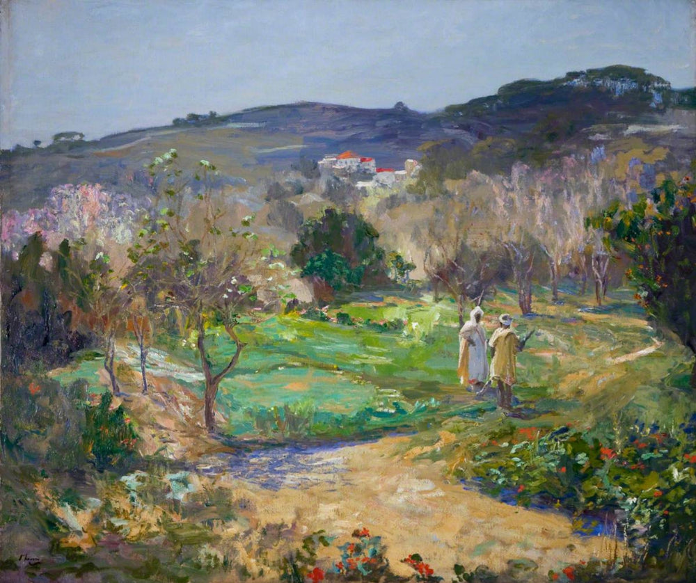 Maurilainen puutarha talvella - John Lavery
