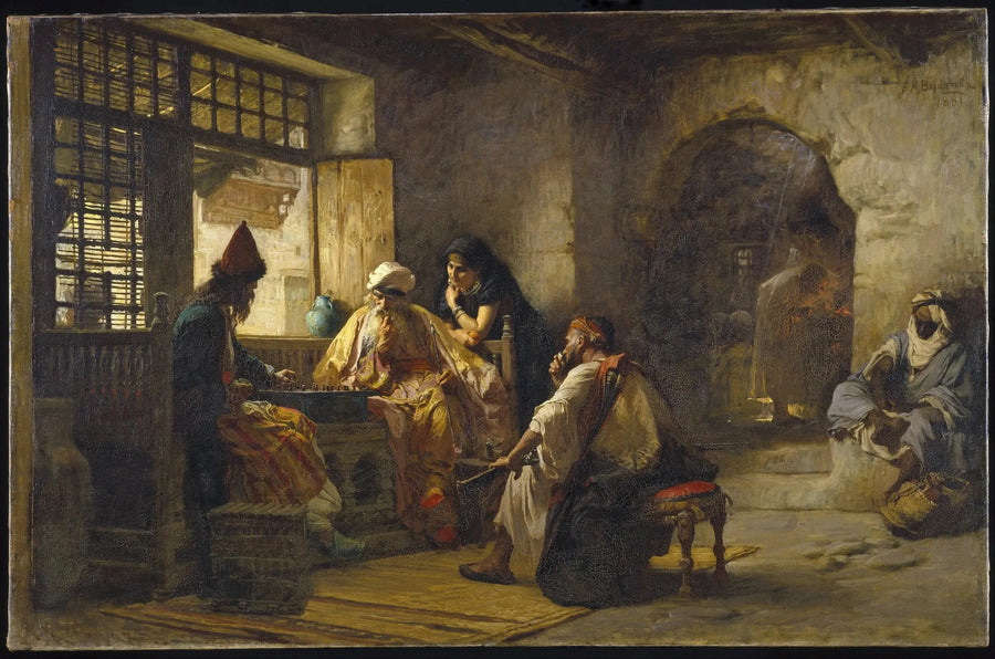 Mielenkiintoinen peli - Frederick Arthur Bridgman