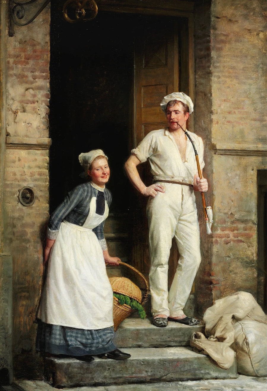 Nuori leipuri jäähtyy - Carl Heinrich Bloch