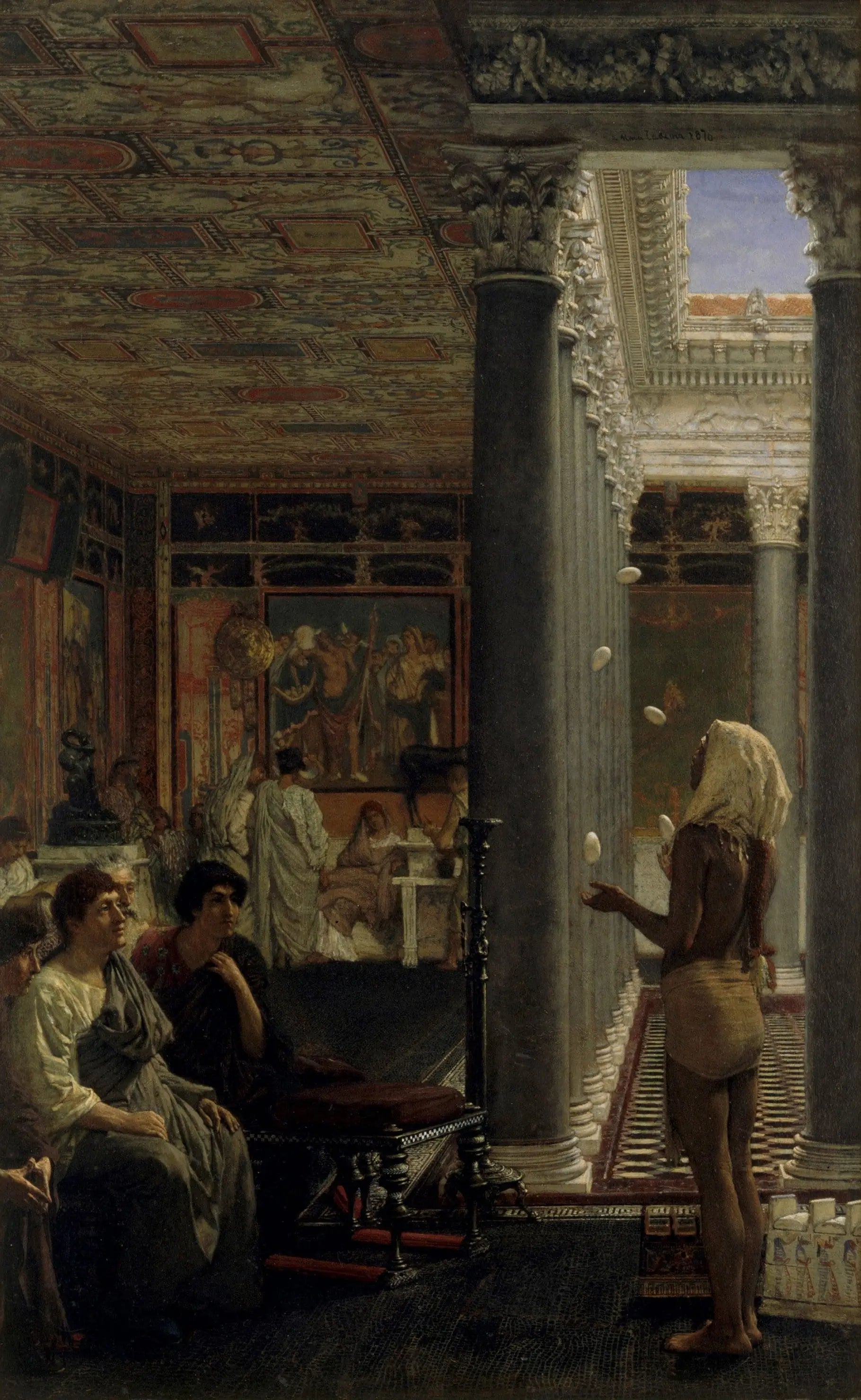 Un jongleur - Lawrence Alma-Tadema - Alpha Reproduction