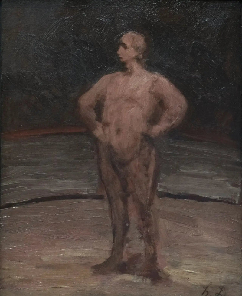 Seisova nyrkkeilijä - Honoré Daumier