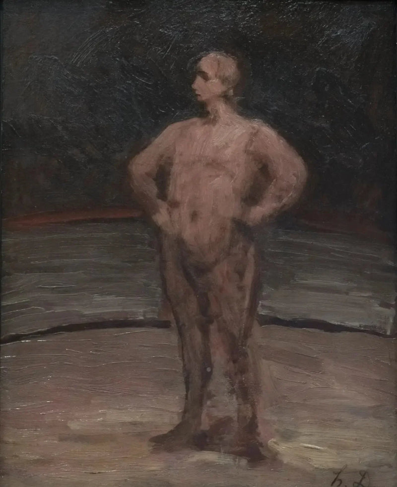 Seisova nyrkkeilijä - Honoré Daumier