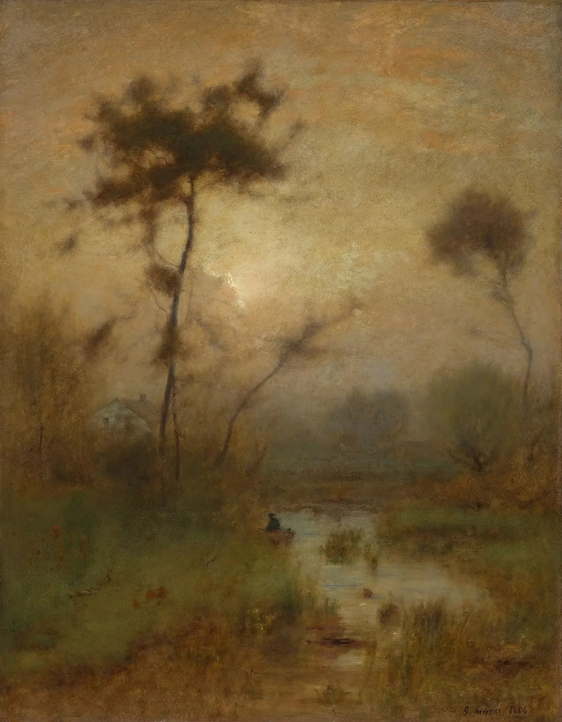 Eräs aamu hopeaa - George Inness