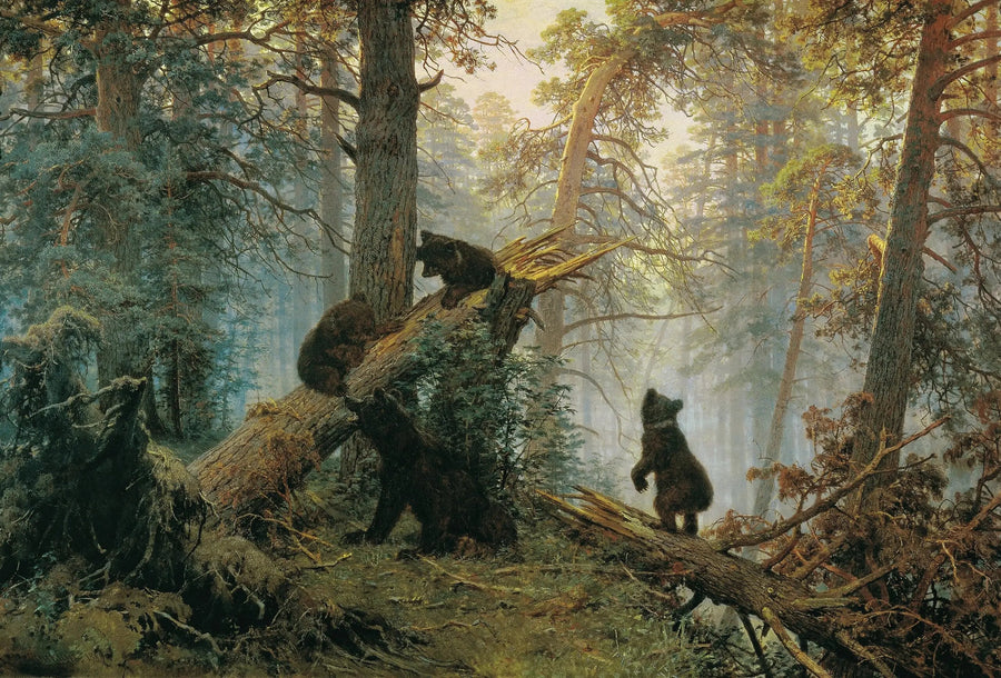 Eräänä aamuna mäntymetsässä - Ivan Chichkine