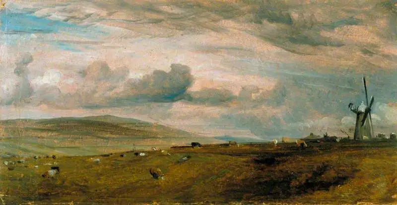 Tuulivoimala lähellä Brightonia - John Constable