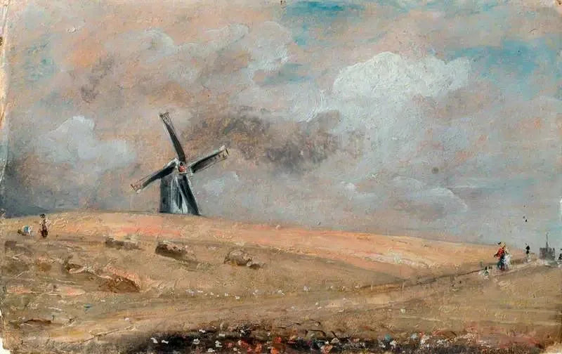 Tuulimylly lähellä Brightonia - John Constable