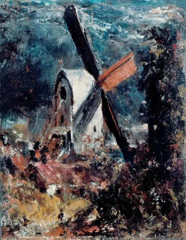 Tuulivoimala lähellä Brightonia - John Constable