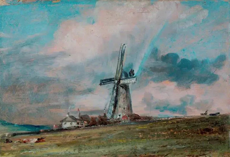 Tuulimylly Downsilla lähellä Brightonia - John Constable