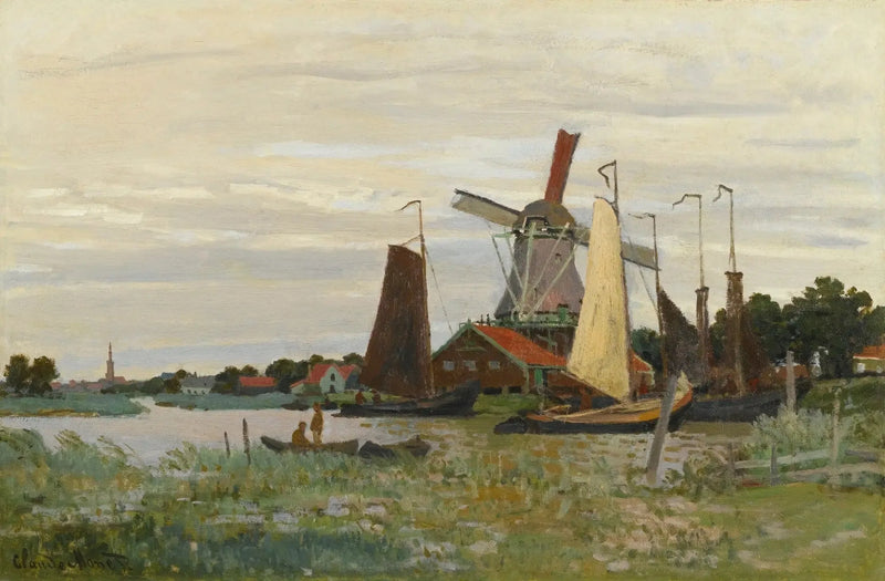Zaandamin mylly - Claude Monet